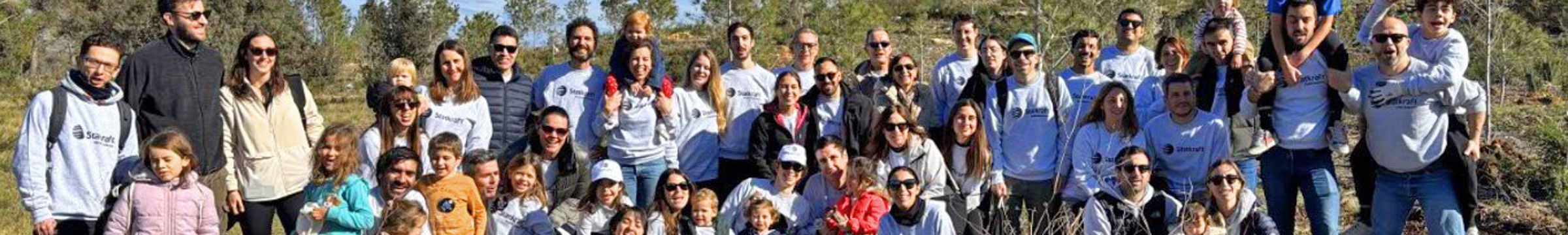 Empleados de Statkraft y WWF participan en una reforestación en Cortes de Pallás, Valencia