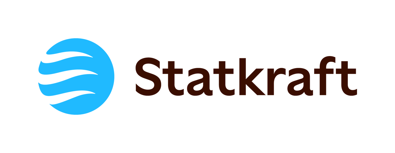 Firma con el logotipo de Statkraft